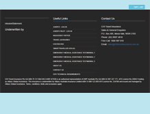 Tablet Screenshot of chitravelinsurance.com.au